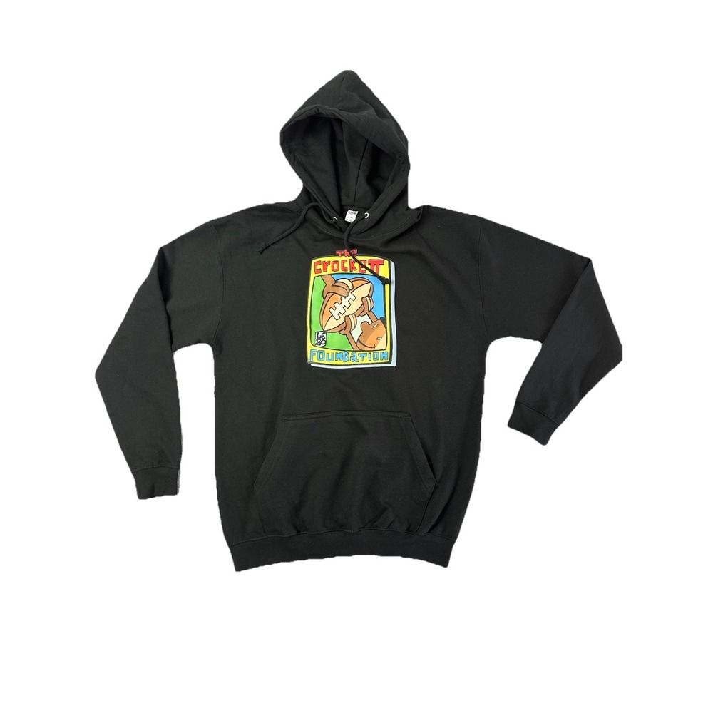 LEBO David Lebatard Crockett Foundation Art Hoodie Men's L Black Rare Official